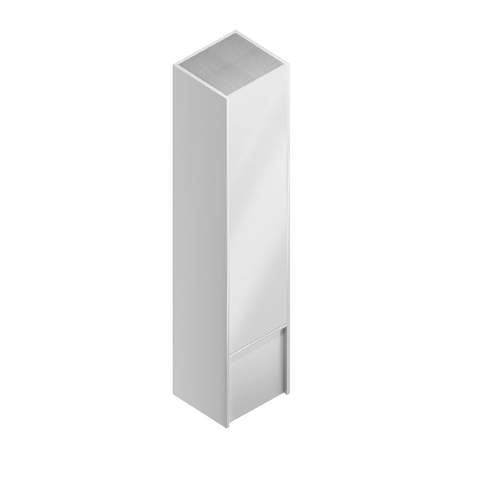 Пенал подвесной 165см с дверцей и ящиком, Modula Kerama Marazzi, белый - MO.165\WHT