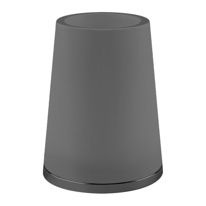 Стакан для зубных щеток настольный, Gessi Cono, black metal brushed pvd арт. 45431#707