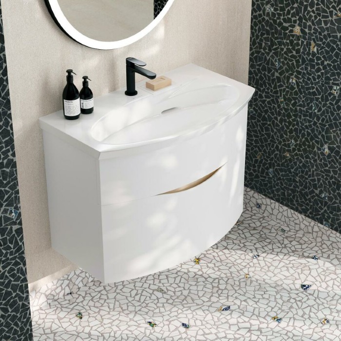 Тумба 80 см, Riva Kerama Marazzi, белый - RV.80\WHT.M