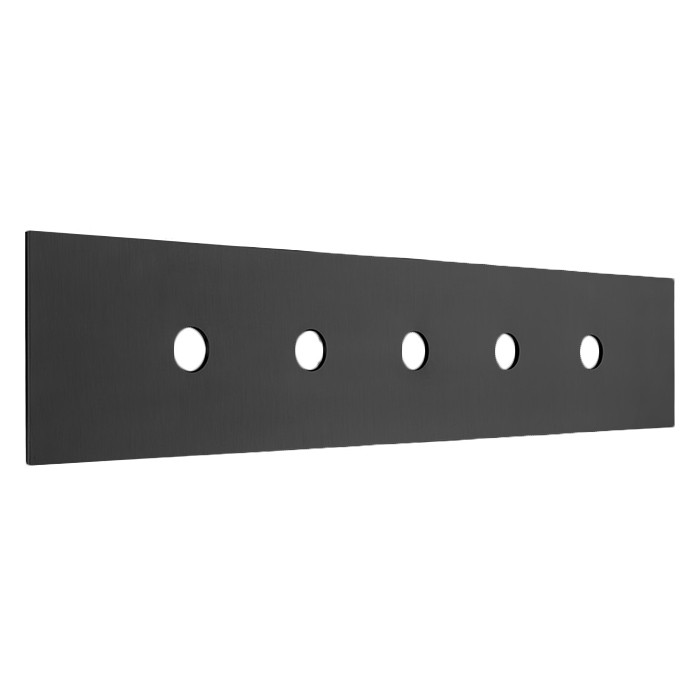 Пластина на 5 отв., для монтажного бокса, Gessi Inciso, black xl арт. 01758#299