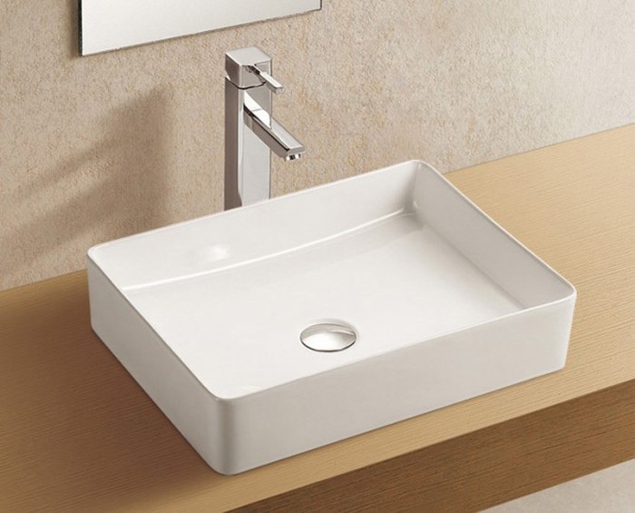 Раковина 470х380х110 накладная, белая, Azario - AZ-2178-S