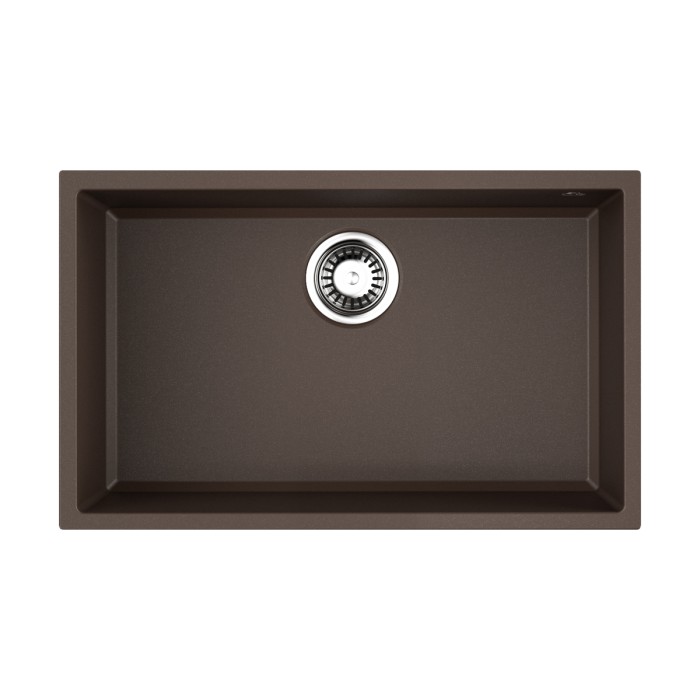 Кухонная мойка Omoikiri Tedori 66-U-ES Tetogranit, цвет espresso арт. 4997237