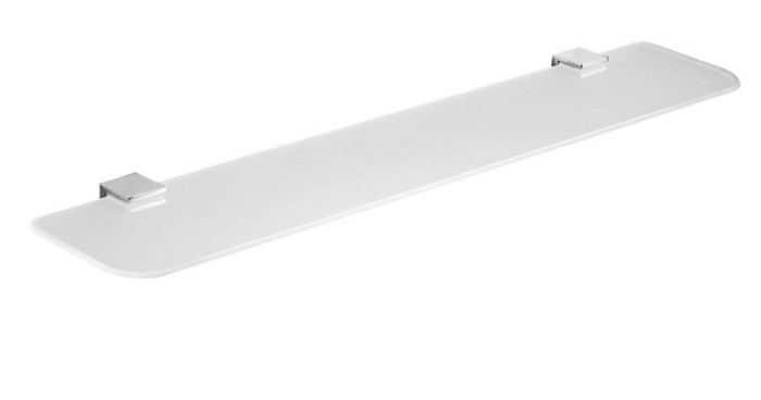 Стеклянная полка, длина 60 см Glamour Gedy, 5719/60(13) цвет: хром