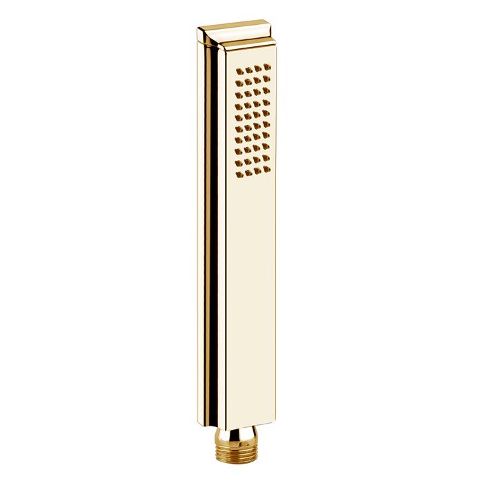 Душевая лейка с защитой от известкового налета, Gessi Eleganza, шлифованное золото арт. 46154#087