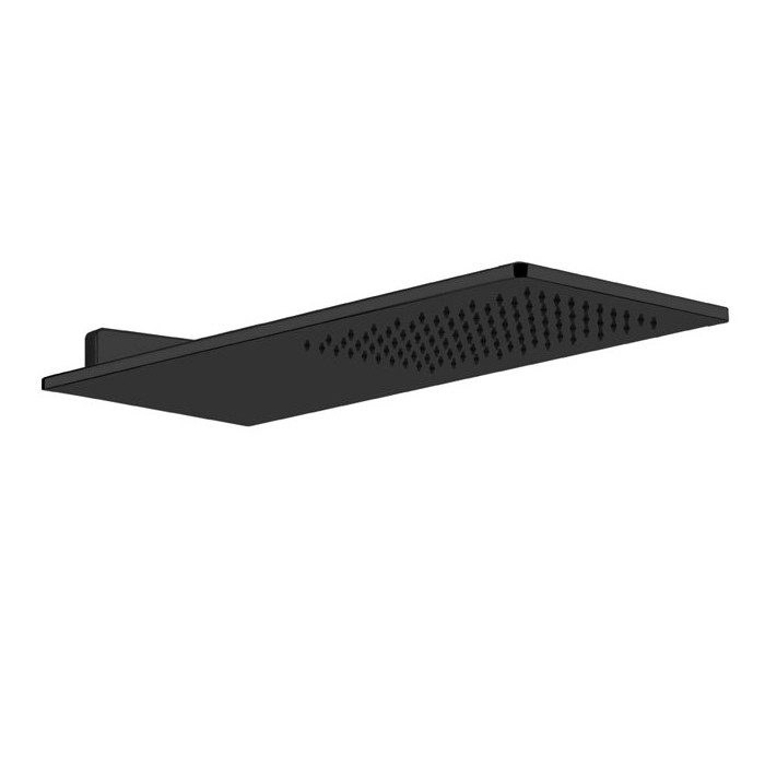 Верхний душ, настенный, дождь/каскад, Gessi Tremillimetri, black metal brushed pvd арт. 33053#707