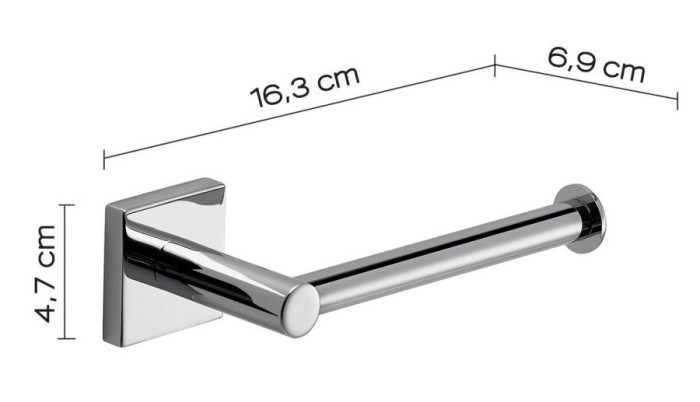 Бумагодержатель Fuji Gedy, FJ24(13) цвет: хром