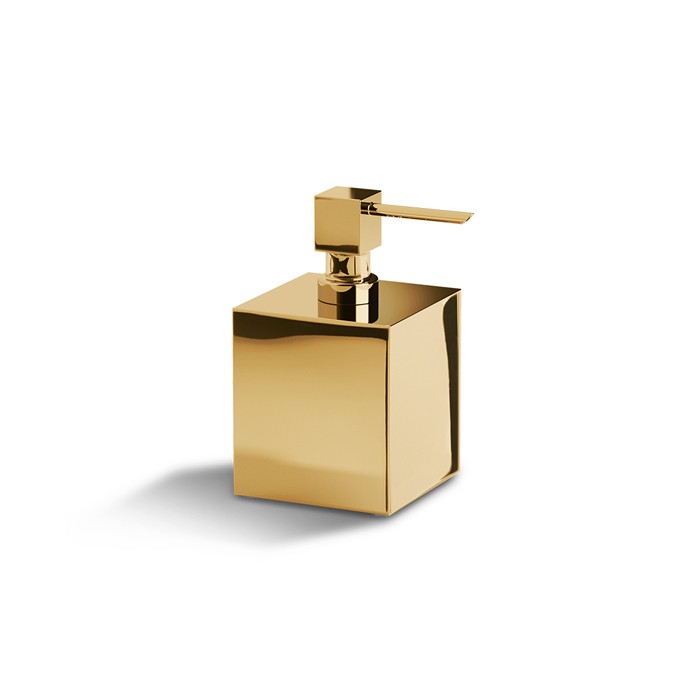 Дозатор для мыла Decor Walther Cube DW 475 настольный, цвет золото арт. 0825020