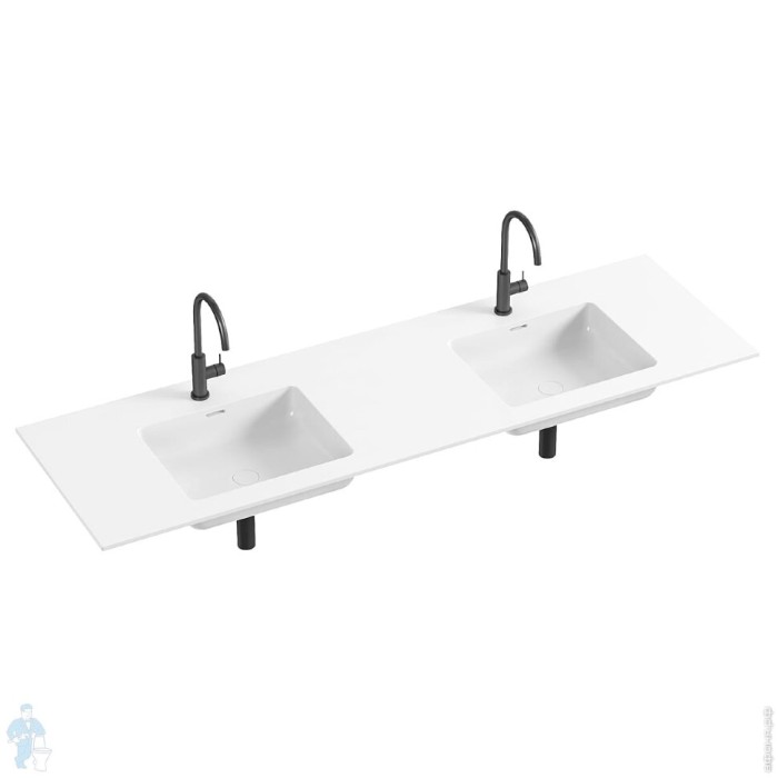Раковина столешница 180x50, матовая, Salini ONDA арт. 1402202MRF