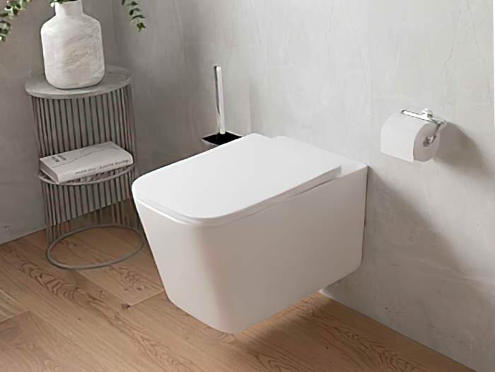 Унитаз подвесной, безободковый, с механизмом плавного закрывания Aquatek Либра арт. AQ0530-00