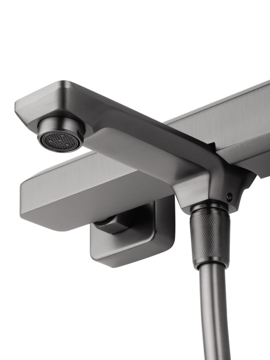 Смеситель для ванны с душем, Wonzon & Woghand Diamond, WW-88639011-BGM цвет: графит