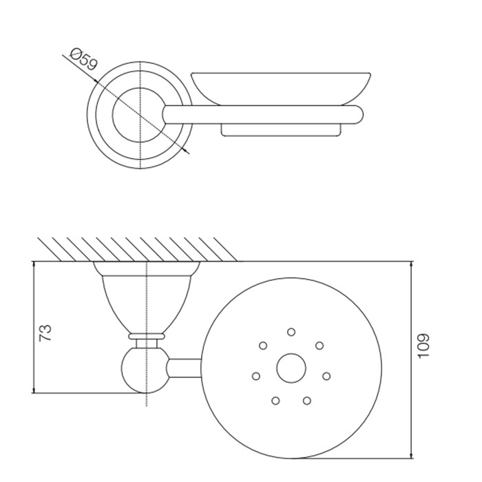 Fima Carlo Frattini Крючок двойной, подвесной, Accessori, F6044/2OR цвет: золото