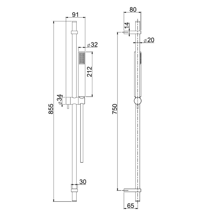 Fima Carlo Frattini Душевая штанга c ручным душем и шлангом 1500 мм., Wellness, F2150OR цвет: золото