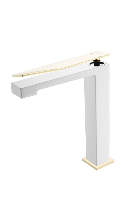 Смеситель для раковины chrome-gold, Boheme Q - 142-CRG.2