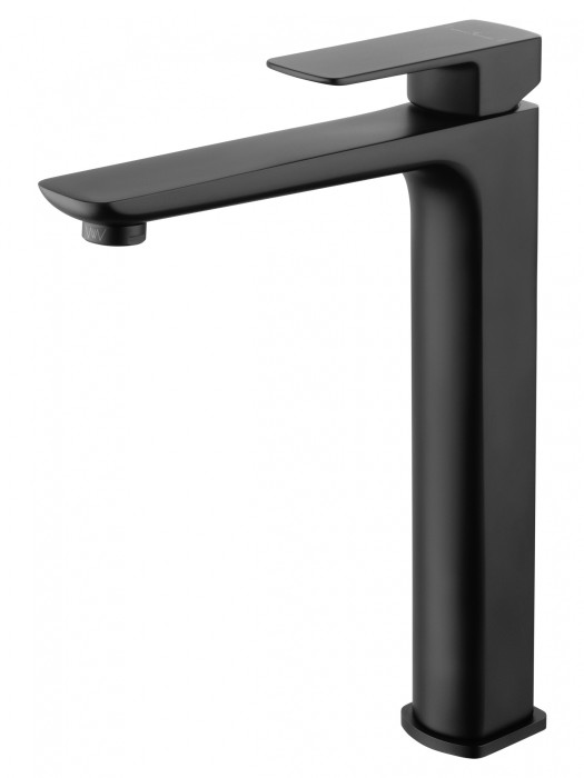 Смеситель для раковины высокий, Wonzon &amp; Woghand Edge, WW-88239003-MB цвет: черный