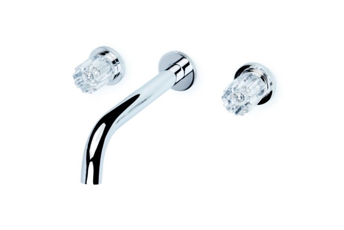 Смеситель из стены на 3 отв. Chrome, Boheme Elegante - 152-2-CR-EL