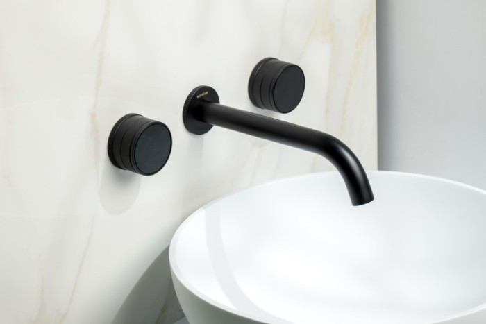 Смеситель из стены на 3 отв. Black, Boheme Prestige - 152-2-B-PR