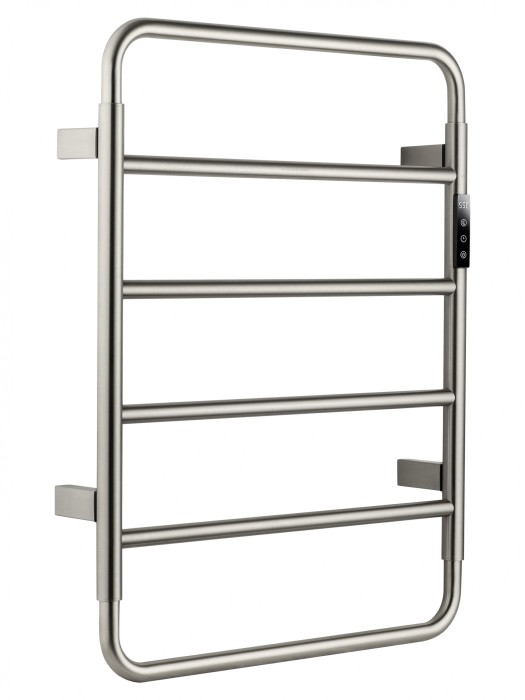 Полотенцесушитель электрический, Wonzon &amp; Woghand Wismar, WW-AL201-BR цвет: никель