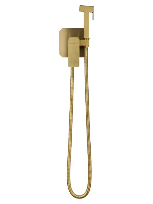 Смеситель с гигиеническим душем встраиваемый, Wonzon & Woghand Diamond, WW-88829011-BG цвет: золото