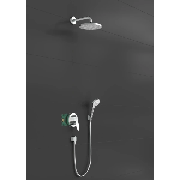 Душевая система скрытого монтажа со смесителем Crometta S Hansgrohe, хром арт. 27958000