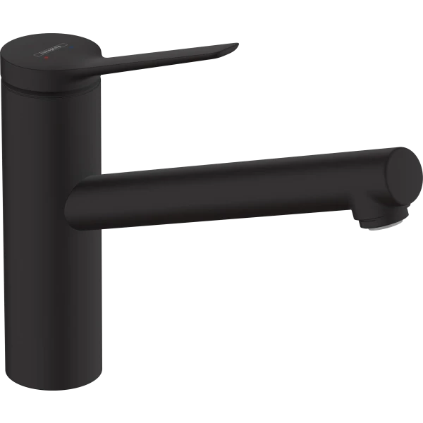 Смеситель для кухни, с поворотным изливом, Hansgrohe Zesis M33, черный арт. 74802670