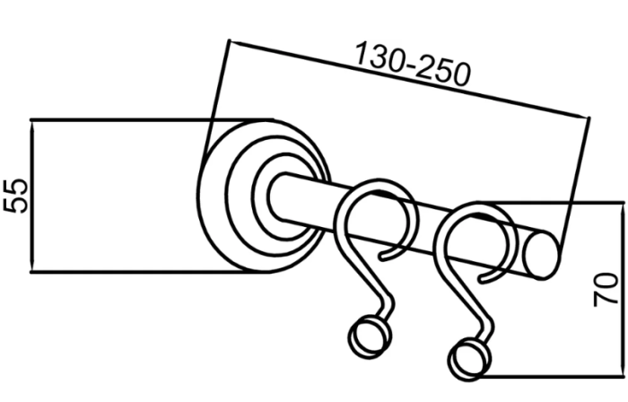 Крючок для карниза, Imperiale, Boheme 10421