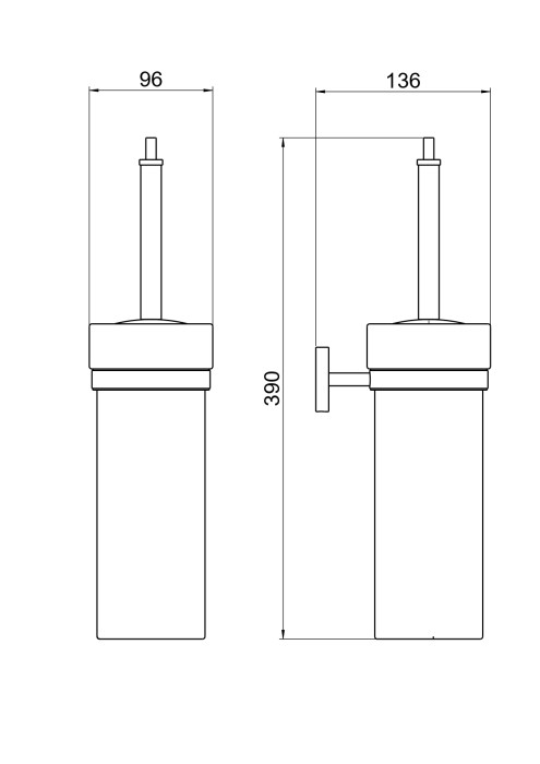 Ершик, Aquatek Бетта, хром арт. AQ4610CR