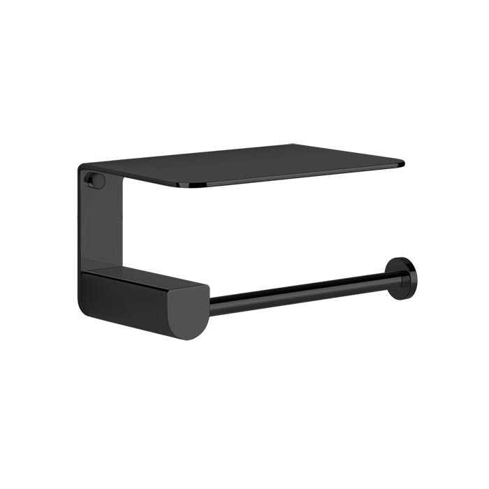 Держатель туалетной бумаги с крышкой, подвесной, Gessi Rilievo, nero xl арт. 59449#299