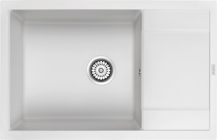Мойка для кухни гранит 780х500 Paulmark FLUGEN 60, белый - PM317850-WH