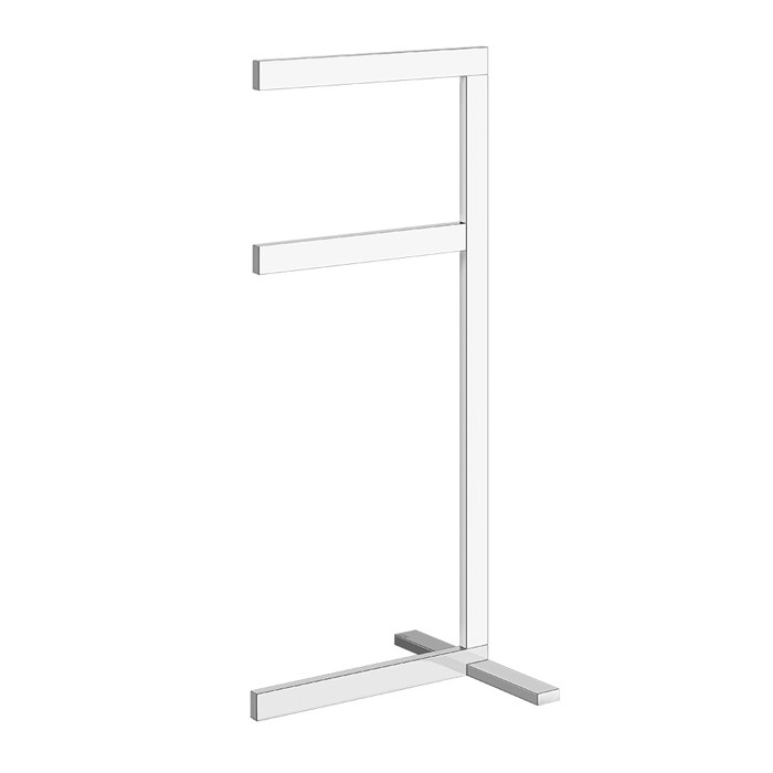 Полотенцедержатель 80см., двойной напольный, Gessi Rettangolo, хром арт. 20939#031