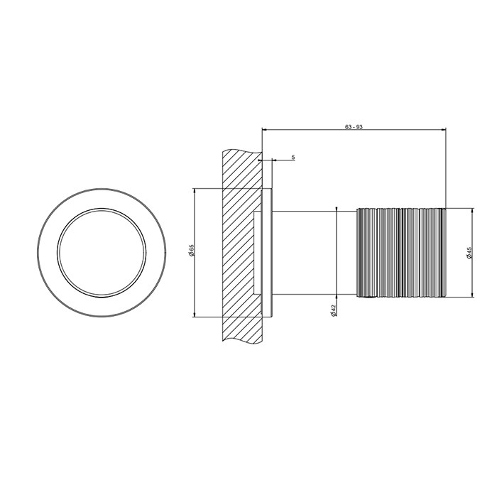 Смеситель для душа, встраиваемый, Gessi Habito Trame, хром арт. 70399#031