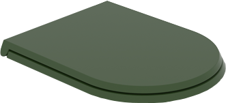 Крышка с сиденьем для подвесного унитаза оливковый матовый, GSG Ceramic Design Cruise, CRCOPRSLTICR026