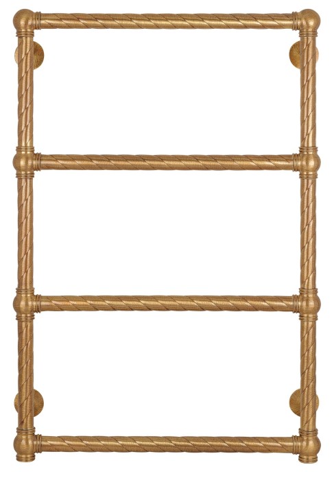 Полотенцесушитель электрический 60x80 Фалерони 1 Trenza латунь Secado арт. 4603777466381