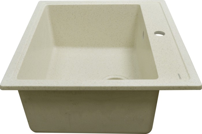 Кухонная мойка Litos 570x505x200 искусственный мрамор, Бежевый, Azario Litos - CS00078324