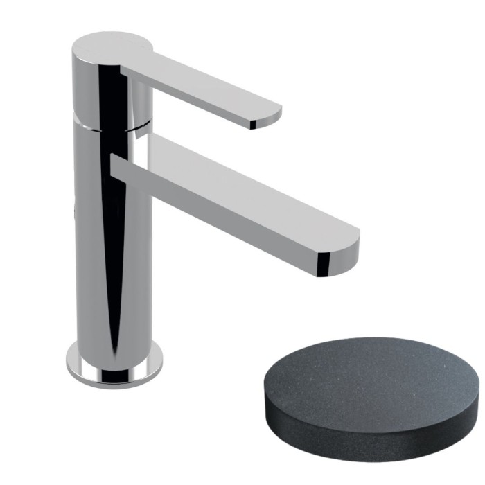 Смеситель для раковины, без донного клапана, Giulini Surf, графит арт. 5805/SCGF