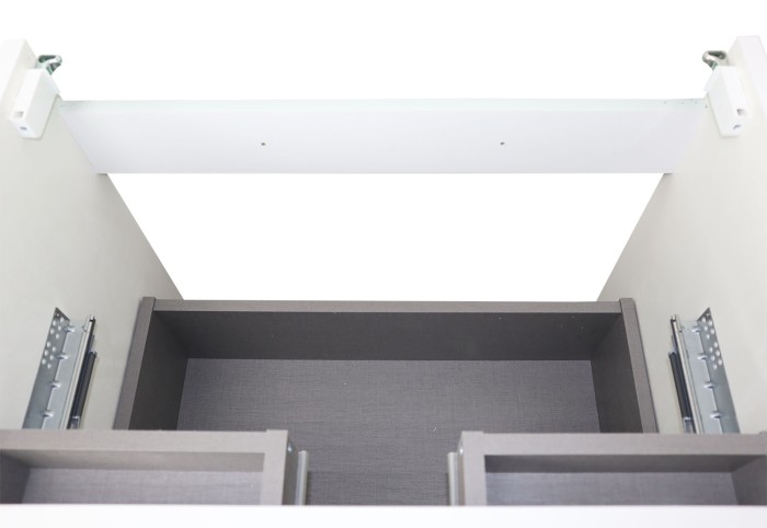 Тумба 70 700х450х660 подвесная, с раковиной Slim 70, белый матовый, Azario Velluto - CS00088602