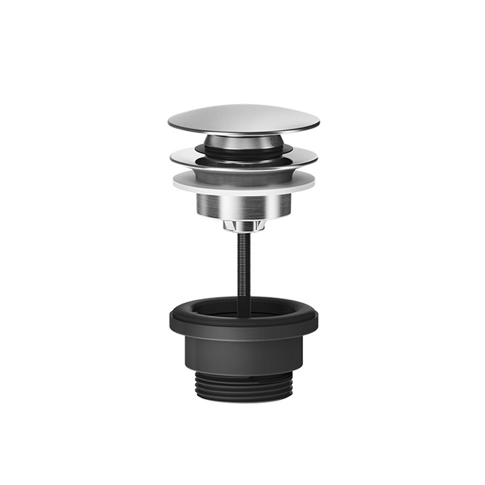 Донный клапан для раковины “Stop&Go”, для раковин без перелива, Gessi 316, 54599#239 цвет: сталь