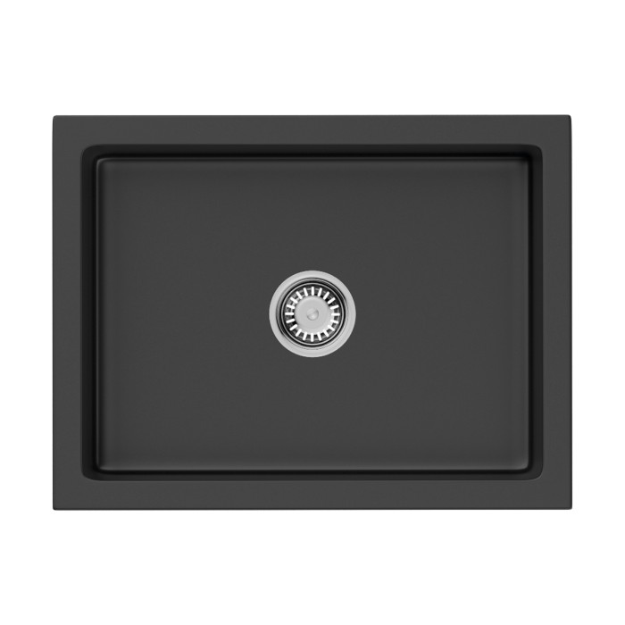 Кухонная мойка Omoikiri Mikura 61-BL Natceramic, цвет черный арт. 4997069