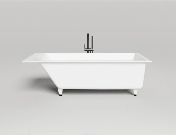 Ванна встраиваемая 180x80, матовая, Salini CASCATA арт. 104223MRF