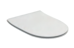 Сиденье с микролифтом и съемными петлями, тонкое для унитаза, Olympia ceramica Vittoria, белый глянцевый арт. C9VIT01