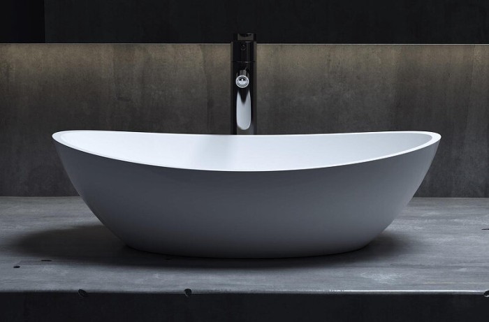 Раковина накладная 56x34, глянцевая, Salini NOEMI арт. 1101103G