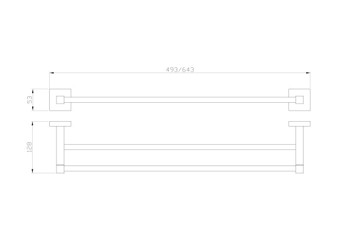 Полотенцедержатель двойной, Wonzon & Woghand Polo, WW-8911-DG цвет: золото