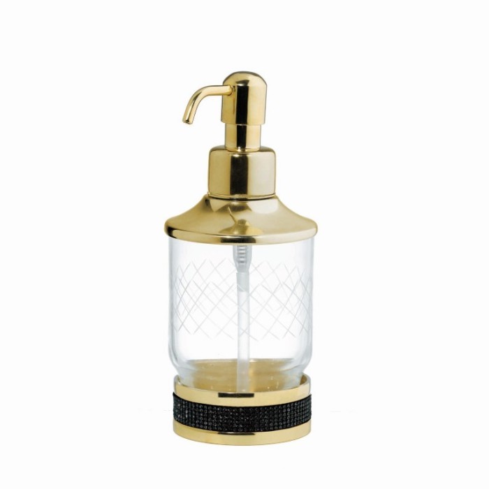 Настольный диспенсер black gold, Boheme Royal cristal - 10929-G-B