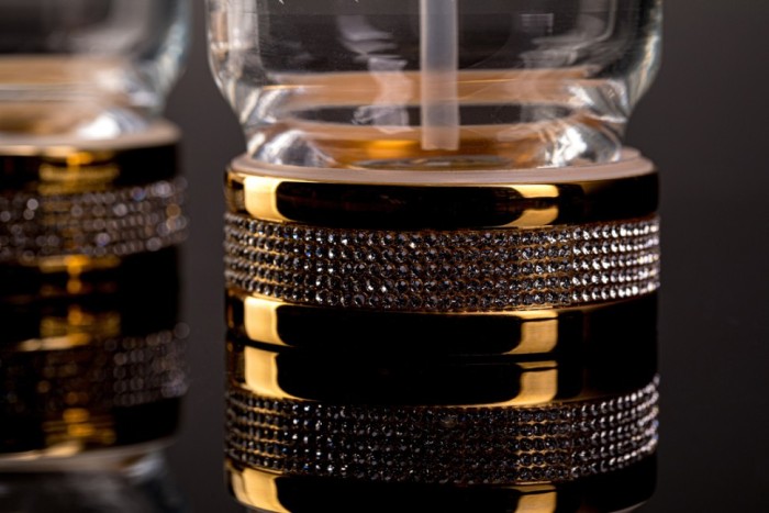 Настольный диспенсер black gold, Boheme Royal cristal - 10929-G-B