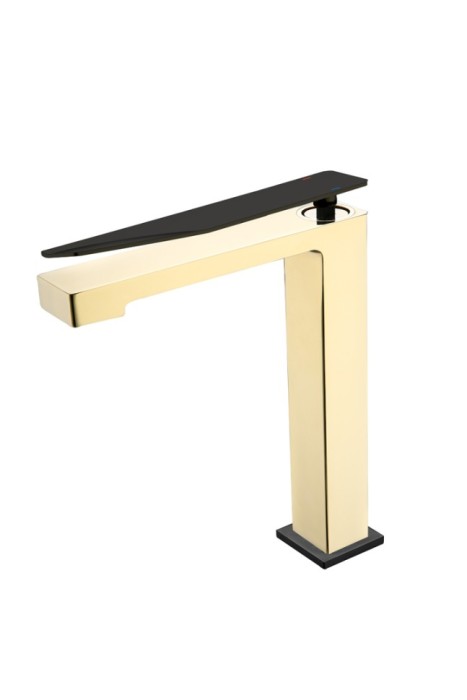 Смеситель для раковины gold-black, Boheme Q - 142-GB.2
