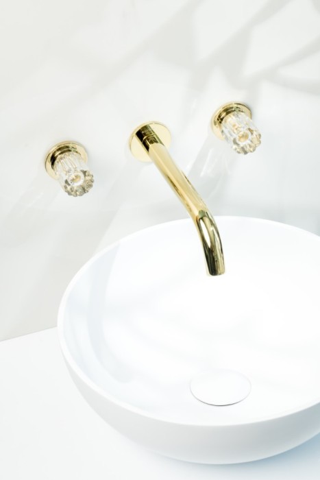 Смеситель из стены на 3 отв. Gold, Boheme Elegante - 152-2-G-EL