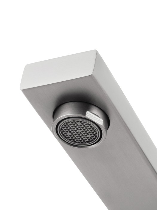 Смеситель для раковины встраиваемый, Wonzon & Woghand, WW-105-BS цвет: никель