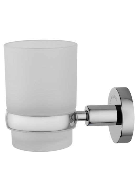 Стакан для зубных щеток с держателем, Wonzon & Woghand Easy, WW-8121 цвет: хром