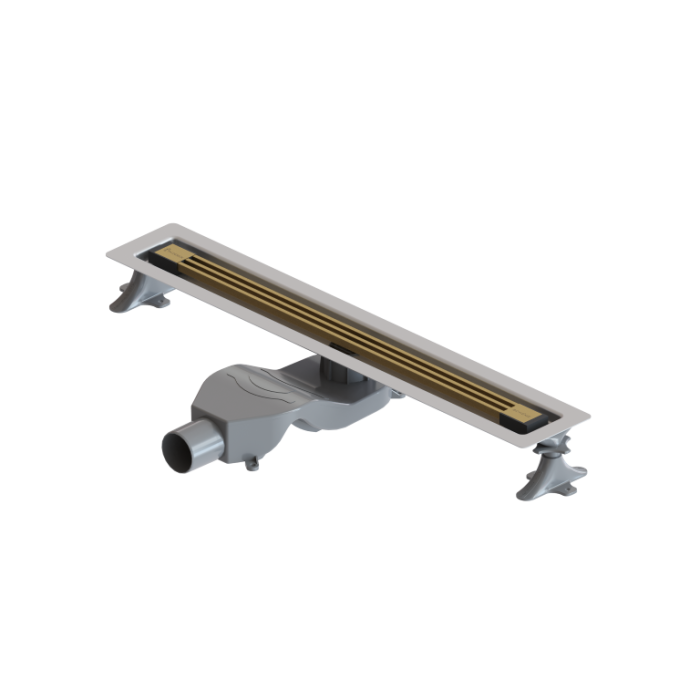 Душевой лоток b&t infinity 60см, нерж.Сталь matt gold, Boheme - 981-60-MG