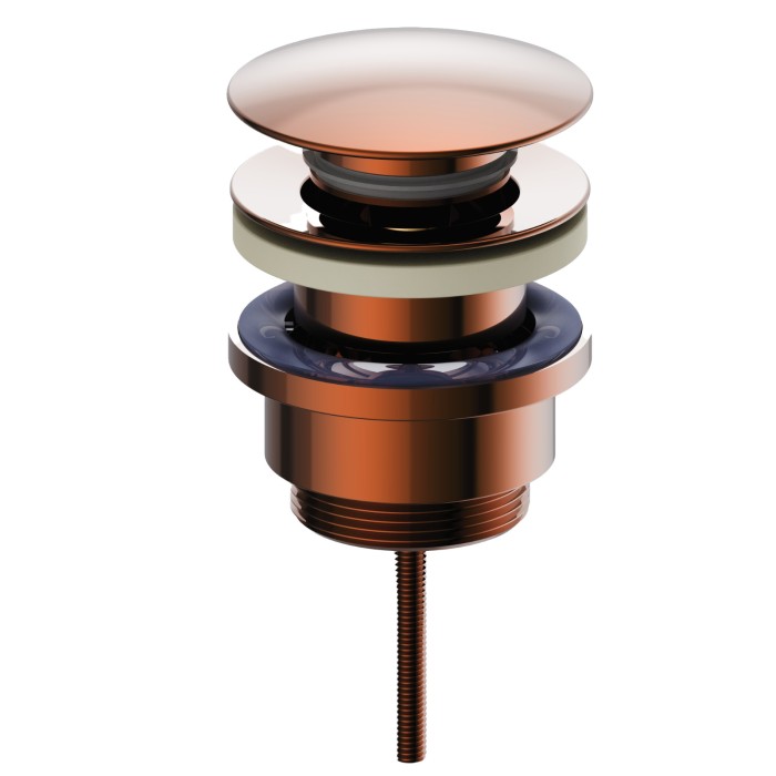 Донный клапан для раковины, Wonzon &amp; Woghand, WW-88SS07-RG цвет: розовое золото