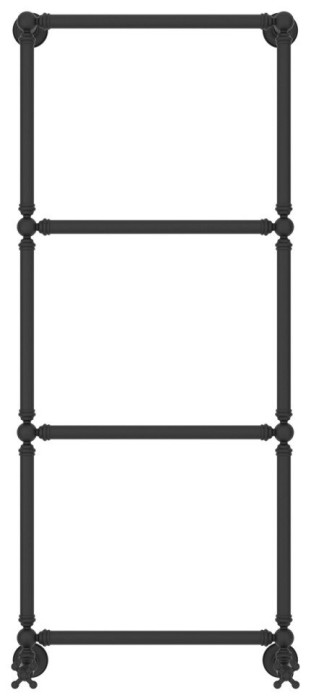 Сунержа Водяной полотенцесушитель 1260x500, Ренессанс, 15-0280-1250 цвет: тёмный титан муар
